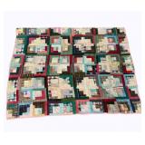 Hand Stitched Quilt 78 x 64