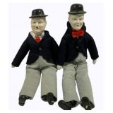 Laurel & Hardy Dolls - 21", 23"