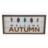 Autumn Sign 12 x 26