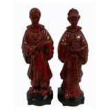 2 Oriental Statues - 16"
