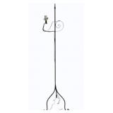 Vintage Wrought Iron Floor Lamp - 65"