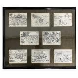 Tobacco Heritage Framed Sketches 22 x 18