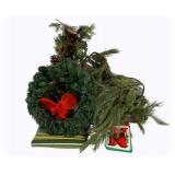 Assorted Christmas Greenery & More