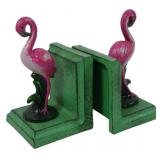 Pr Flamingo Cast Iron Bookends 5.5x3x3