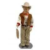 John Wayne Doll w/ Stand - 18.5"