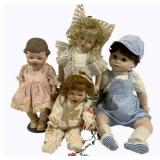 Lot of Assorted Dolls