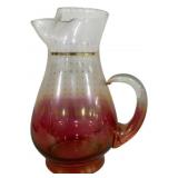Vintage Blendo Glass Pitcher - 10 x 8 x 6