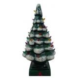 Vintage Ceramic Light Up Christmas Tree 17"