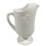 Colony Harvest Grape Milk Glass Pitcher - 11.5 x 9