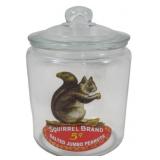 Squirrel Brand Glass Store Jar 10"