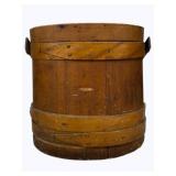 Vintage Wooden Bucket 10 x 10
