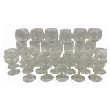 27 Assorted Stemware Glasses