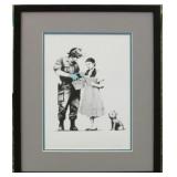 Stop and Search Giclï¿½e by Graffiti Artist Banksy