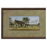 Southern Raised Porch w/ Pitcher Print