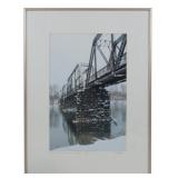 "Richmond and Danville Railroad Bridge" Print