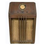 Vintage Philco Model 38-4 Console Tube Radio, 1938