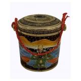 Satsuma Oriental Lidded Biscuit Jar
