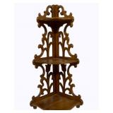 Wood Corner Shelf - 22 x 10 x 7