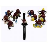 11 California Raisin Figures & Watch
