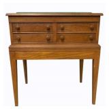 Vintage Oak Slant Top Desk w/ Felt