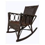 Wicker Rocking Chair 33 x 27 x 17