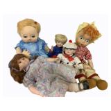 5 Assorted Dolls to include "Lucy" Doll