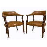 Vintage Pair Club Chairs