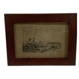 Vintage Framed Print 10 x 14