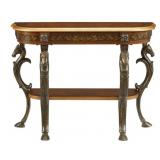 Powell Masterpiece console with horse heads
