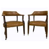 Vintage Pair Club Chairs