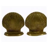 2 Brass Bookends - 5 x 4 x 2.5