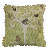 Decoative Pillow w/ Butterflies