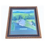 Framed Picture 34 x 30