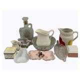 Lot of Assorted Items - Glass Pitcher & More