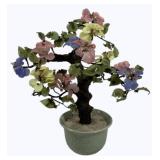 Oriental Glass/Stone Tree - 11"