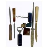 Assorted Stone Handled Items, qty 8