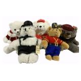 5 Assorted Teddy Bears