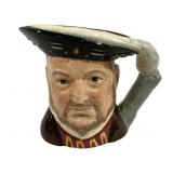 Royal Doulton Henry VIII Toby Jug - 7" tall