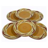 6 - Gail Pttman Plates - 7 3/4"