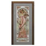 Champagne by Alphonso Mucha