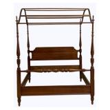 Mahogany Full-Size Canopy Bed