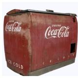 Vintage Coca-Cola Floor Model Cooler Chest