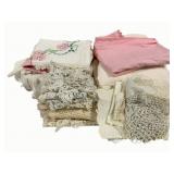Lot of Assorted Vintage Linens