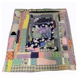 Hand Stitched Quilt 76 x 67