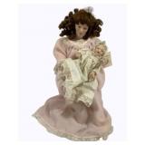 Reco Porcelain Lullaby Doll - 15"