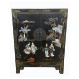 Oriental Style 2 Door Cabinet 30 x 23 x 12