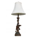 Decorative Lamp w/ Monkey 34"
