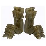 2 Marble Figures - 4 x 3 x 2