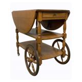 Drop Side Vintage Tea Cart 29 x 38 x 33