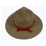 Vintage Hat, as is - worn spots 14" round